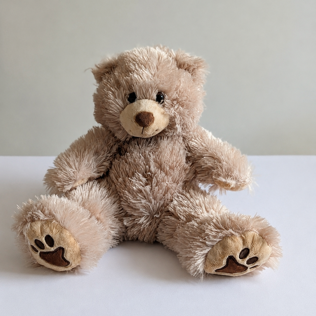 Peluche ours beige Souhée