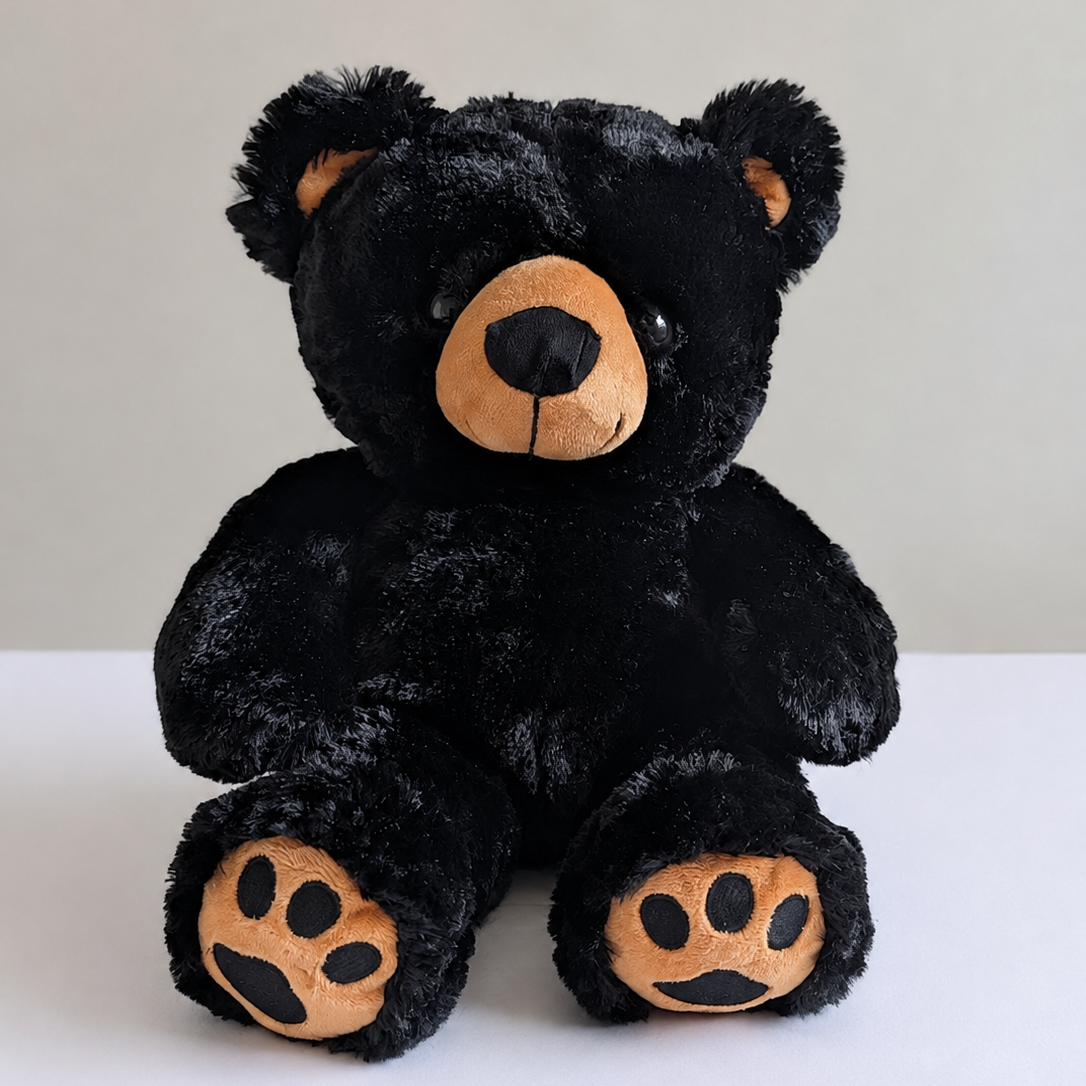 Peluche ours noir Souhée