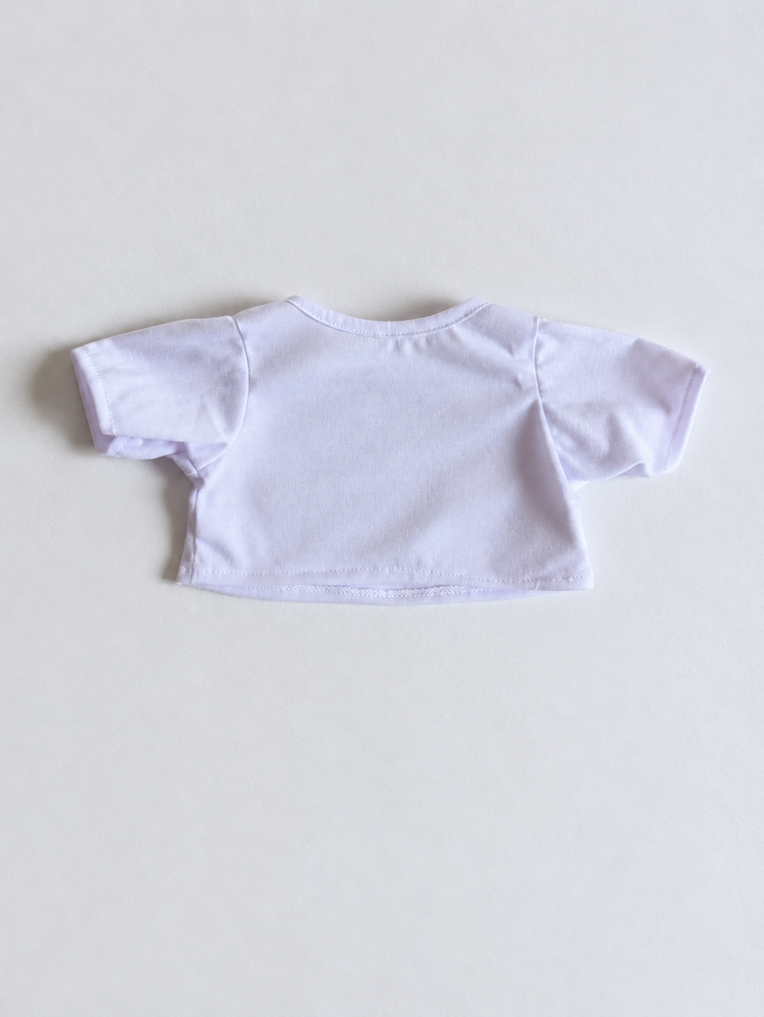 Tenue teeshirt blanc pour peluche Souhée